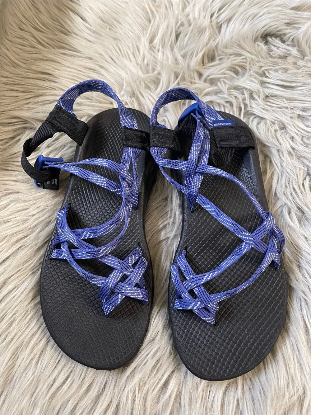 Chaco‎ Women’s Blue Strappy Hiking Sandals
